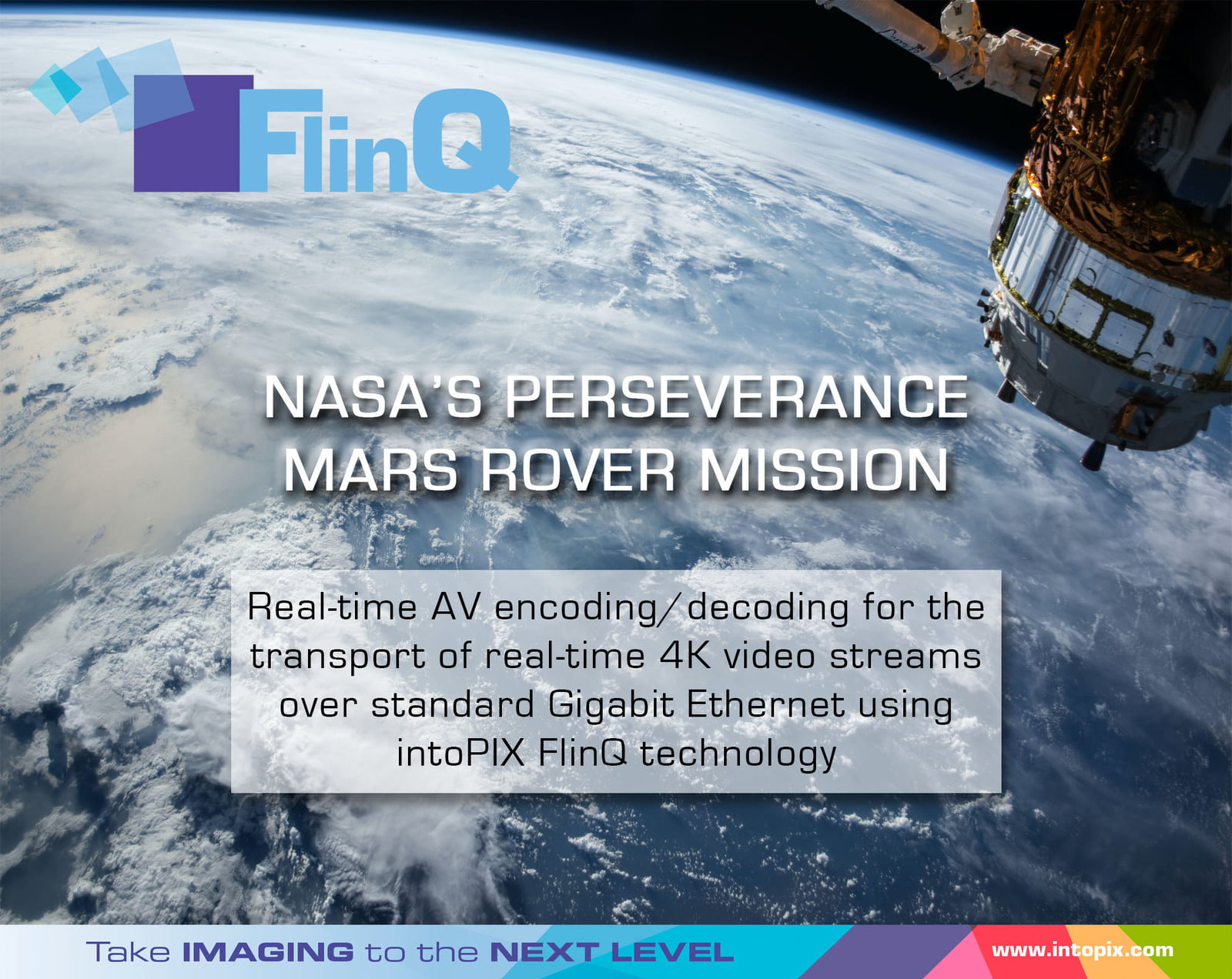 intoPIX FlinQ  technologie embarquée dans Crestron DM NVX au service de la NASA 